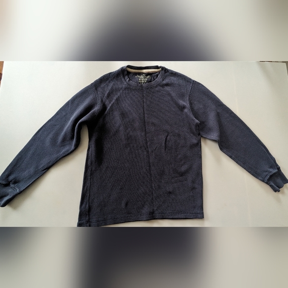 Set of 2 Faded Glory Men's Crew Neck Long Sleeve Thermal Henley Shirts Sz Small - Picture 8 of 11